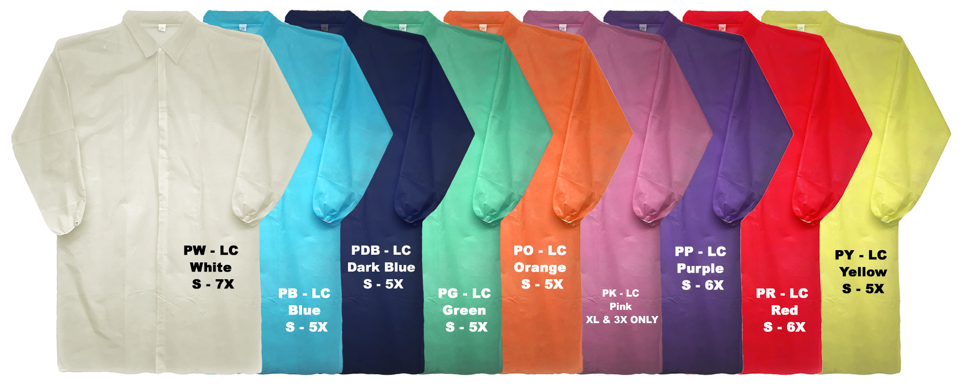 Polypropylene Disposable Lab Coats