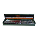 Valley 22 Pc. 1/4" Dr. Socket Set, Metal Case, Cr-v (SAE)