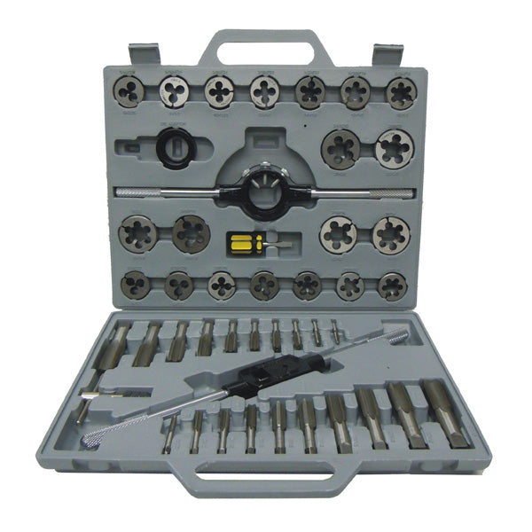 45 Pc. Jumbo Tap & Die Set Metric (MM) Tungsten Steel