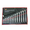14 Pc. Combination Wrench Set w Storage Pouch SAE 3/8" - 1.1/4"
