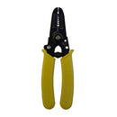 Velley 6.5" Professional Wire Stripper - Yellow Grips, 10 - 22 AWG