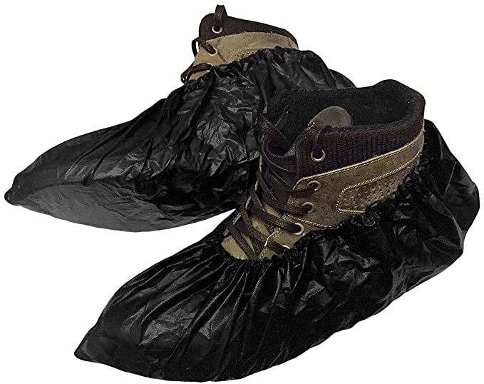 300 42 Gram Polypropylene PPBK-SCNS – Shoe Covers Black, Red, White