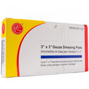 Genuine First Aid Sterile  3" X 3" Gauze Dressing Sponge Pad
