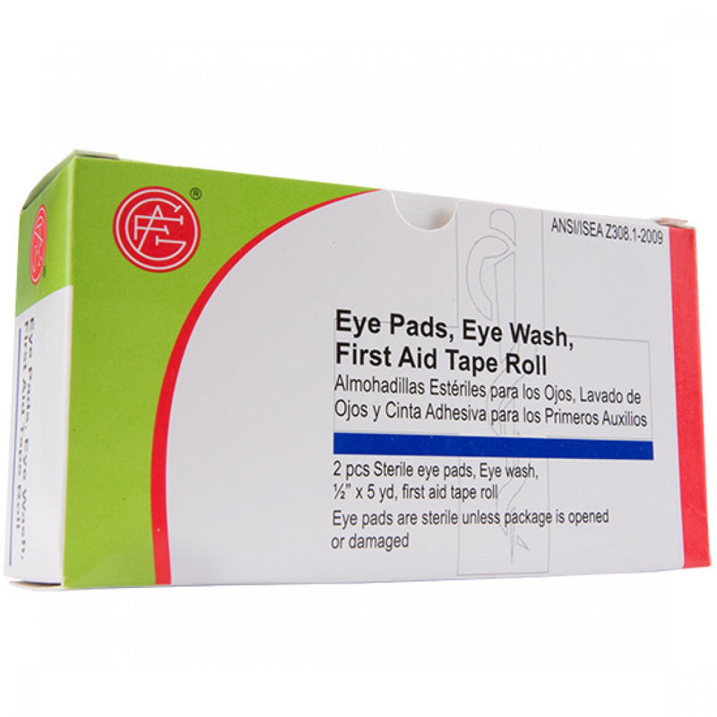 Genuine First Aid Sterile Eye Pads & First Aid Tape Roll