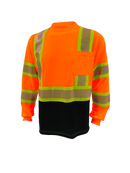 Work Force Class 3 Orange Reflective Long Sleeve Honey Comb