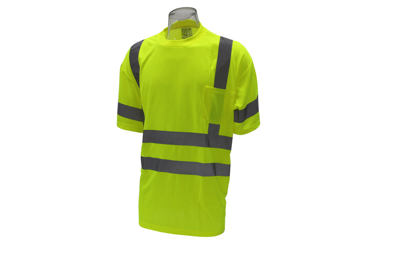 Work Force Class 3 Lime Short Sleeve T-Shirt
