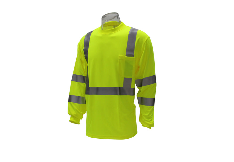 Work Force Class 3 Reflective Lime Long Sleeve
