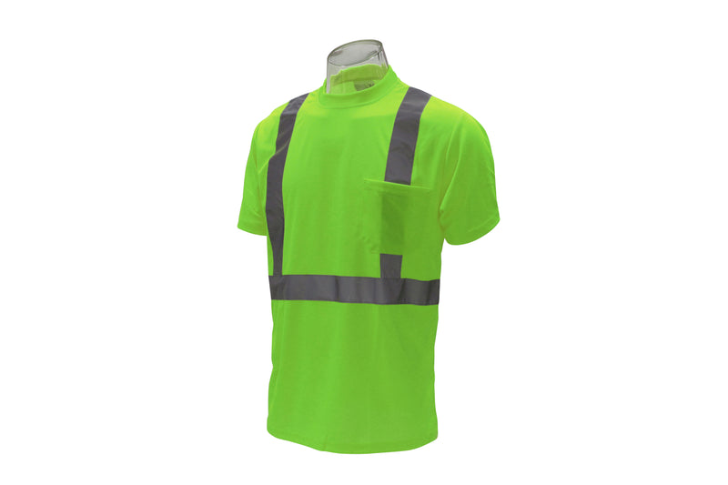 Work Force Class 2 Lime Short Sleeve T-Shirt