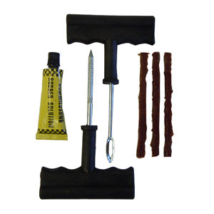 Tire Puncture Repair Plug Tubeless Repair Kit Needle Patch Fix Tools