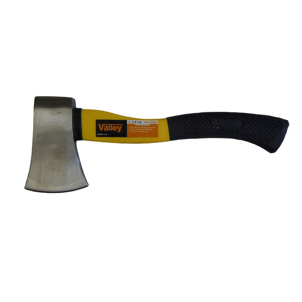 Valley 1.25 Lb. Axe, Forged, Fiberglass Handle, With Sheath