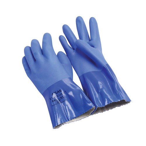 Work Force  Atlas Fit 12″ Triple Dipped PVC Coated Gloves