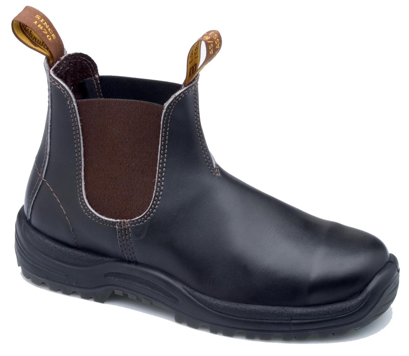 Blundstone BL172 Xtreme Mens Safety Leather Stout Brown Boots