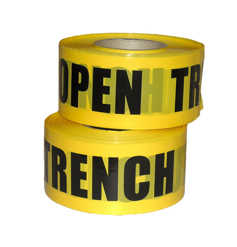 Work Force Caution Open Trench Tape
