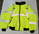 Clearance Sale High Visibility Class III Bomber Jacket w Removable Lining