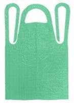 Work Force Green Polyethylene Aprons