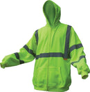 Class III Hooded Sweatshirt High Visibility Reflective Hoodie