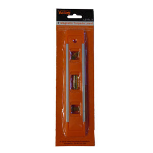 Valley 9" Magnetic Torpedo Level, Heavy Duty