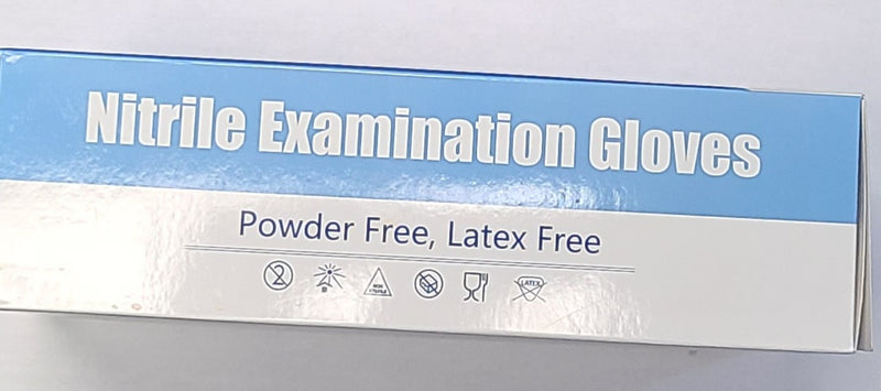 Nitrile Examination Gloves Powder Free Latex Free 100