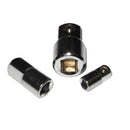 Valley 3 Pc. Socket Adapter Set, Chrome