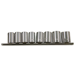 Boston Industrial 9 Pc. 1/2" Dr. Shallow Socket (SAE)
