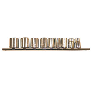 Boston Industrial 10 Pc. 3/8" Dr. Shallow Socket Set (SAE)
