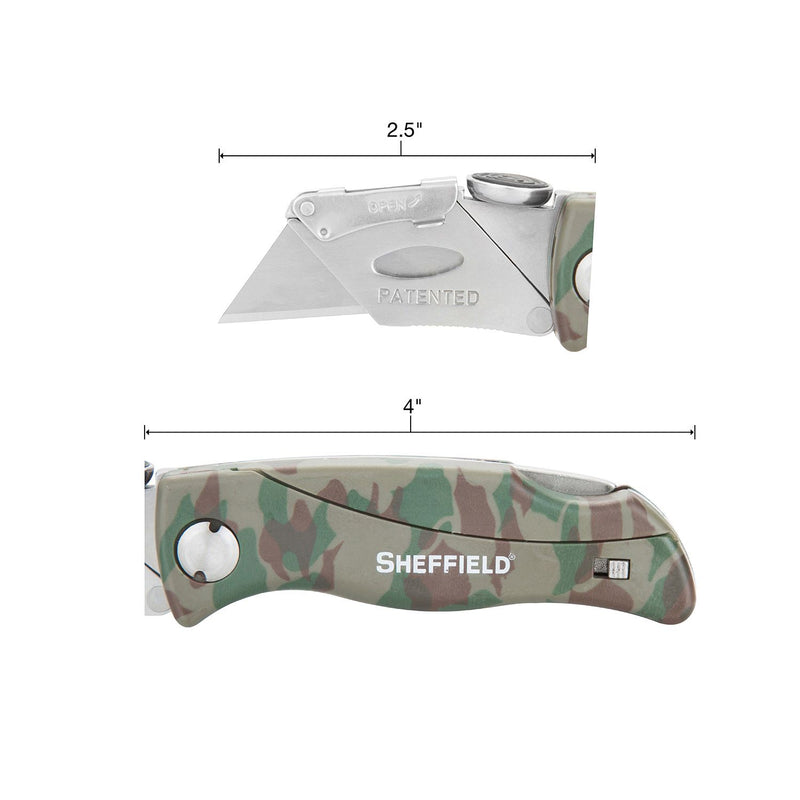 Sheffield 12131 Camouflage Quick Change Utility Knife