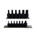 Boston Industrial 15 Pc. Tamper Star Bit Socket Set, Cr-v (T10-t60)