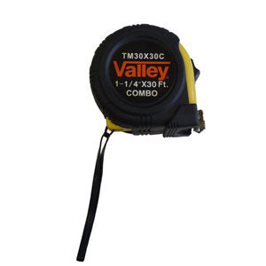 Valley Tape Measure, Combo. Blade, Pro-series