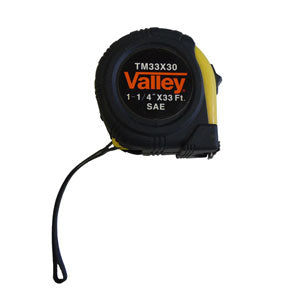 Valley Tape Measure, SAE Blade, Pro-series