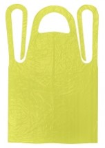 Work Force Yellow Polyethylene Aprons