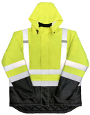 Work Force Hi-viz Parka With Quilted Liner