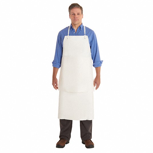Work Force 6 mil White Vinyl Aprons