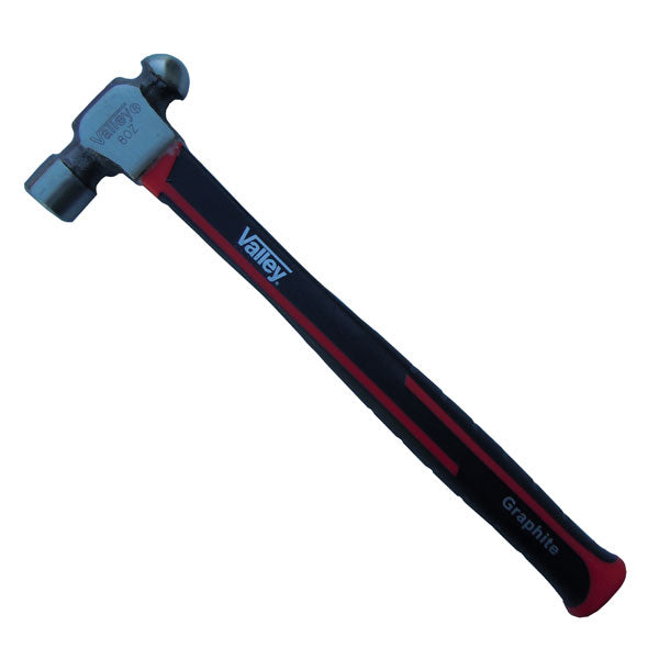 Professional Ball Pein Hammer, graphite Handle 8 oz - 32 oz