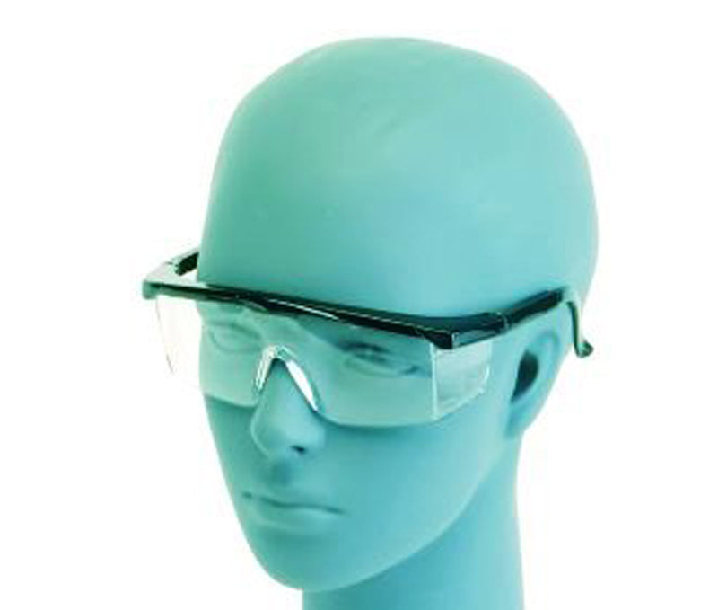 Work Force Black Frames, Clear Lense Safety Glasses