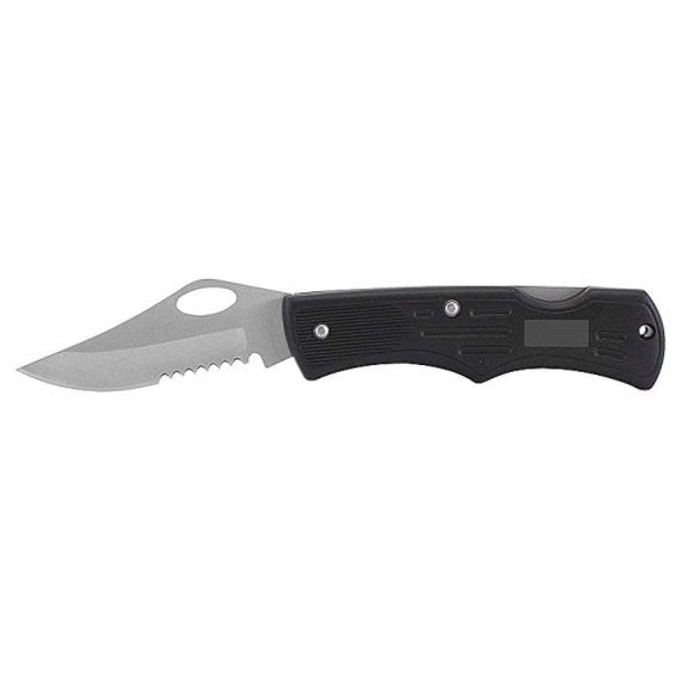 SHEFFIELD 12110 Black Gap Folding Knife 3" Stainless Blade