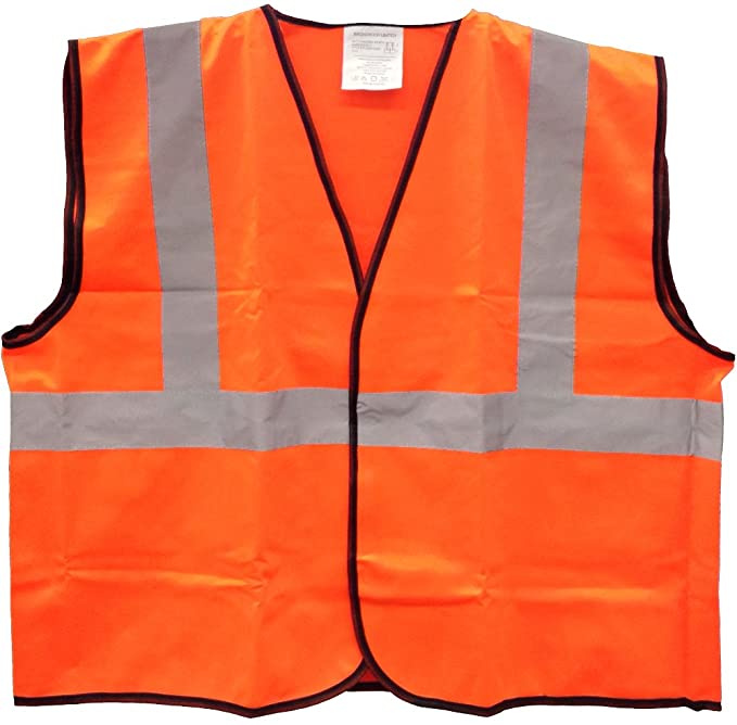 High Visibility Reflective Class II Ansi Safety Vest Orange